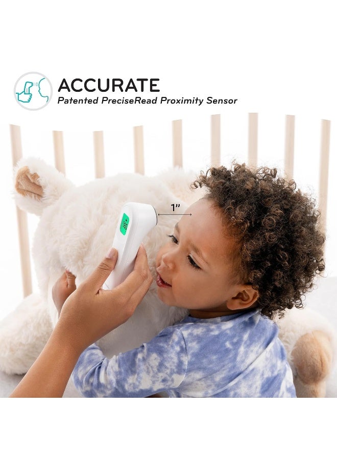 evenflo Preciseread Touchless Forehead Thermometer For Adults, Children, Babies, Food And Liquids – Accurate, Fast, No Contact, With Color-Coded Results - Image 4