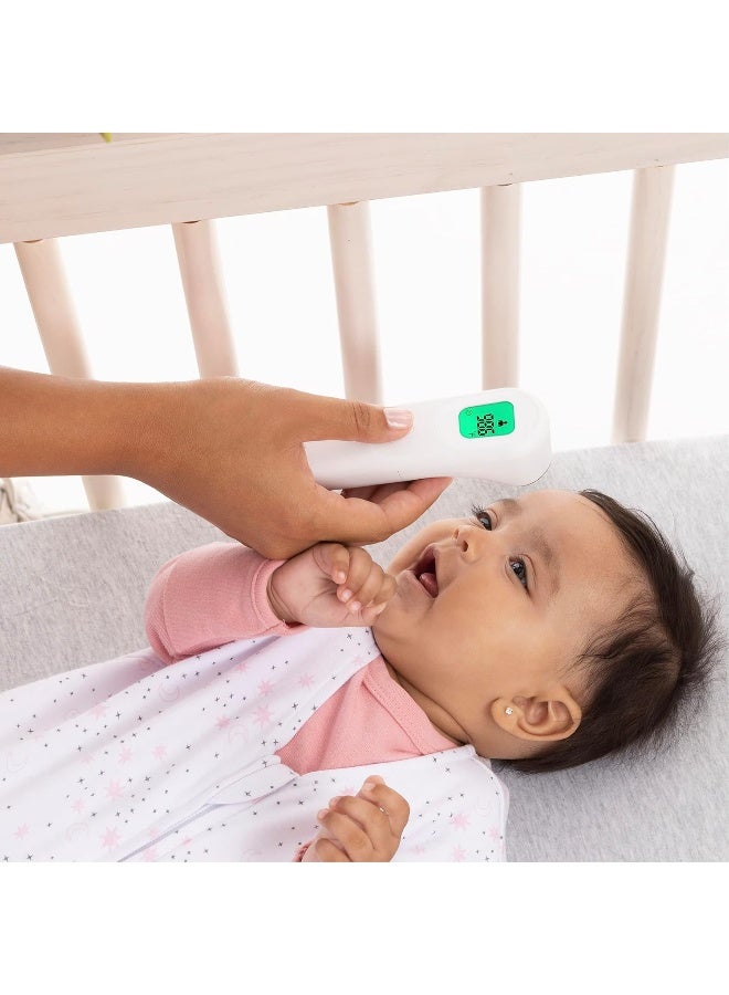 evenflo Preciseread Touchless Forehead Thermometer For Adults, Children, Babies, Food And Liquids – Accurate, Fast, No Contact, With Color-Coded Results - Image 2