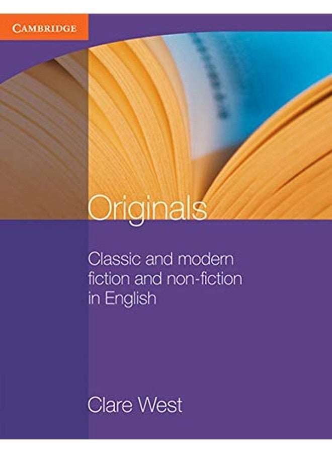 Originals By Clare West Paperback 