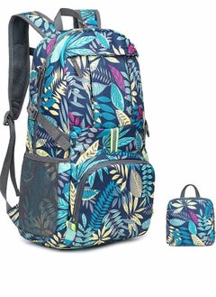 35L Lightweight Hiking Backpack Camping Packable Waterproof Daypacks Rainforest Style Knapsack for Outdoor Travel Cycling School Men Women