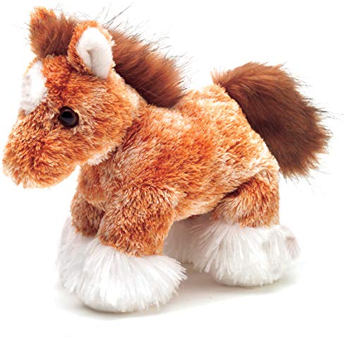 Aurora Adorable Mini Flopsie Clyde Stuffed Animal Mini Companions Ready for Playful Adventures for Kids All Ages Toddlers Adults and Families Brown 8 Inches - Image 1