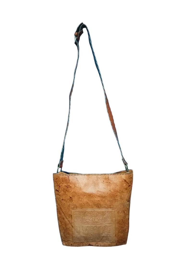 Sheer Fashionable Leather Crossbody Bag  - Image 3
