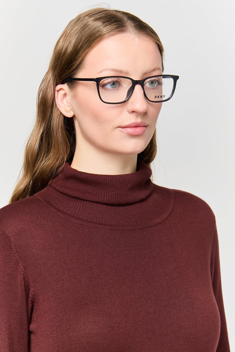 DKNY Women DK5045 Square Eyeglasses, Black - Image 2