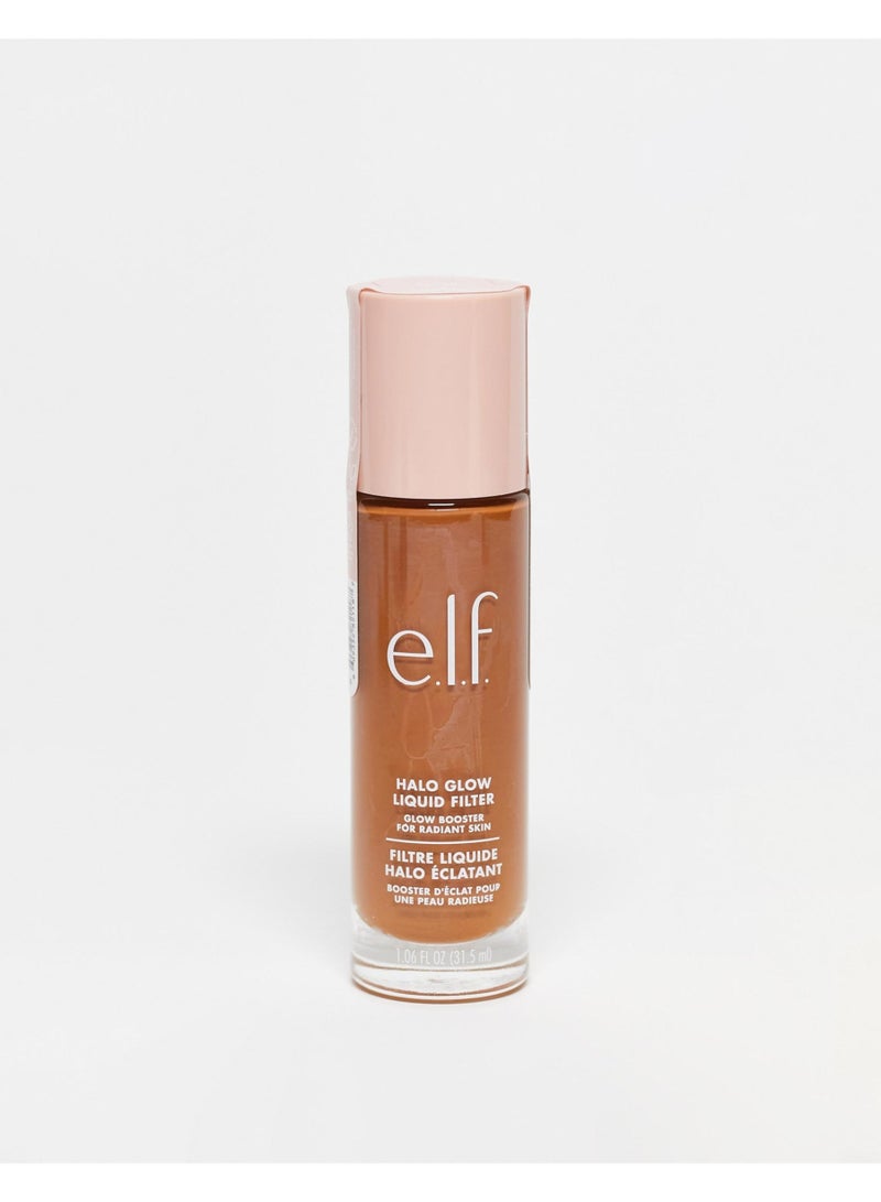 elf Halo Glow Liquid Filter Complexion Booster – Shade 6 Tan/Deep, 31.5ml | Illuminating Liquid Makeup for Radiant, Soft-Focus Glow | Infused with Hyaluronic Acid - Image 3