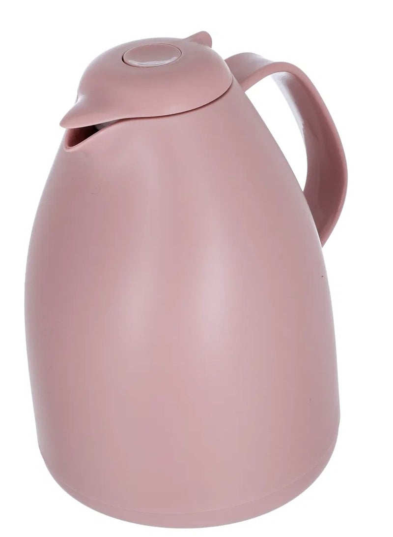 السيف غاليري ترمس السيف غاليري، 1 لتر، حافظة داخلية زجاج حراري، هيكل خارجي بلاستيك - وردي - Image 2