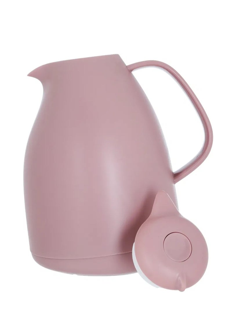 السيف غاليري ترمس السيف غاليري، 1 لتر، حافظة داخلية زجاج حراري، هيكل خارجي بلاستيك - وردي - Image 3