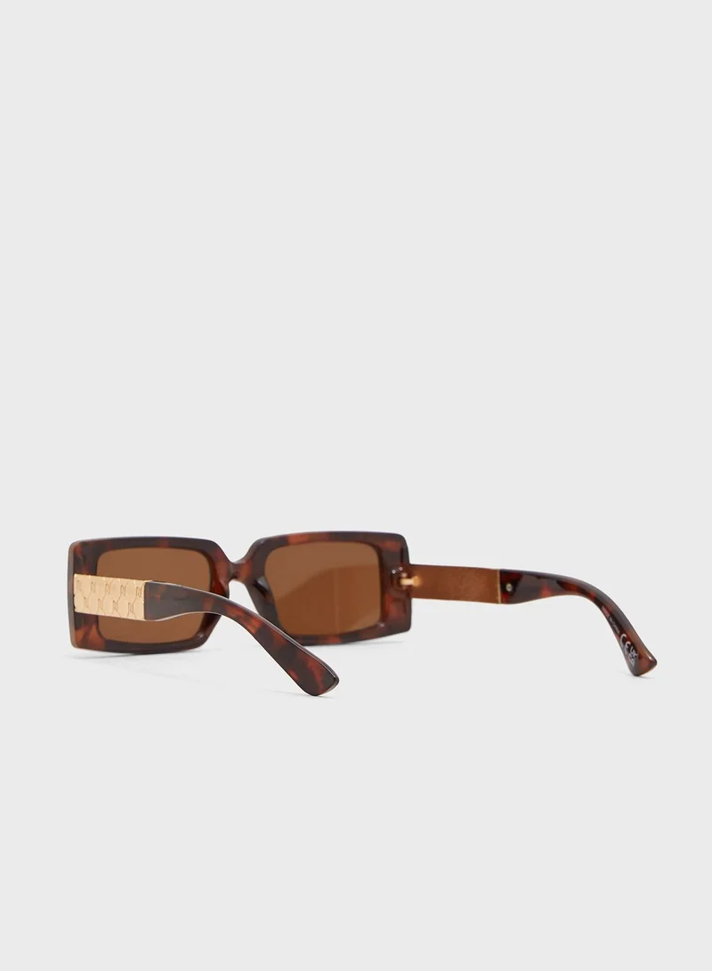 RIVER ISLAND Classic Square Sunglasses