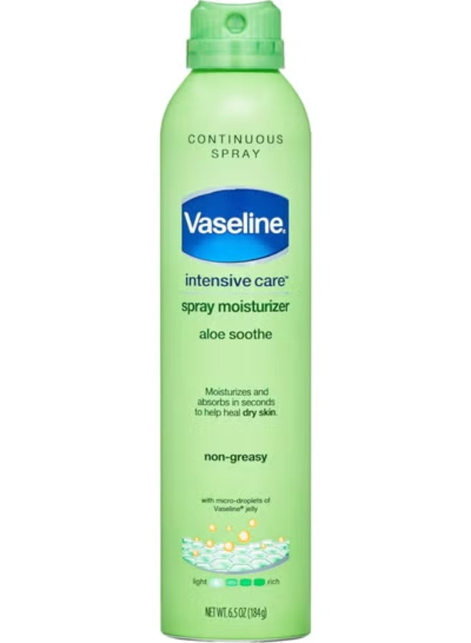Vaseline Intensive Care Aloe Soothe Spray Moisturizer 190g