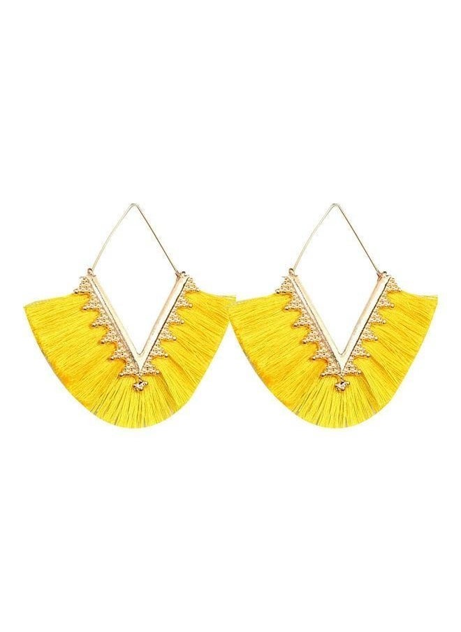 Generic - V Tassel Dangle Earrings - Image 1
