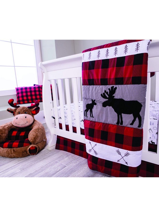 Trend Lab Red and Black Buffalo Check Hamper Sets, Multi - Image 2