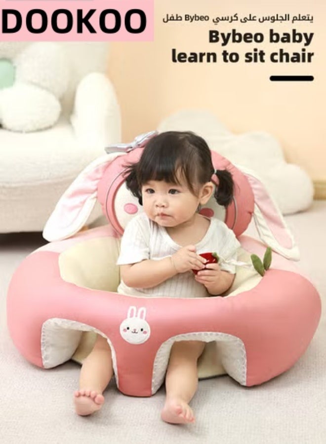 DOOKOO Baby Sitting Support Seat Sofa, Baby Sofa Learn Sitting Chair, Baby Sitting Chair, Infant Sit-up Sofa, Infant Floor Seat With Back Support, Toddler Activity and Feeding Seat, Gift for Kids Boy Girl - Image 2