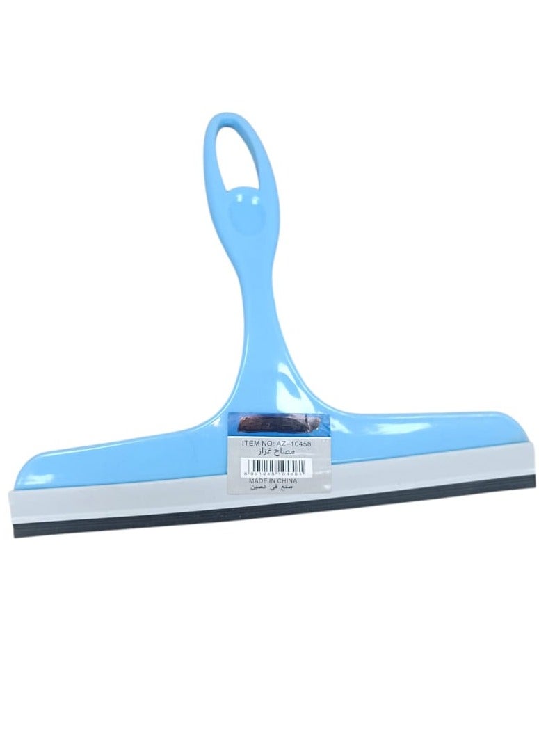 Glass Cleaner Rubber Wiper Window Squeegee Double Blade - Blue - Image 1