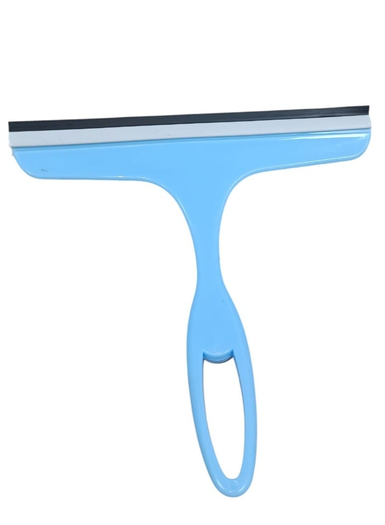 Glass Cleaner Rubber Wiper Window Squeegee Double Blade - Blue - Image 2