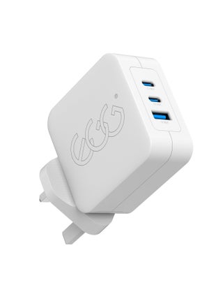 100W GaN USB C Wall Charger – 2 USB-C & 1 USB-A – Compact Fast Charging Adapter for MacBook, iPhone 16 Pro Max, Galaxy S25 Ultra, iPad, HP – Space Gray - pzsku/Z04304DF632FDEC8B6326Z/45/1751122812/13867329-4c45-4607-8188-b67fef40b15d