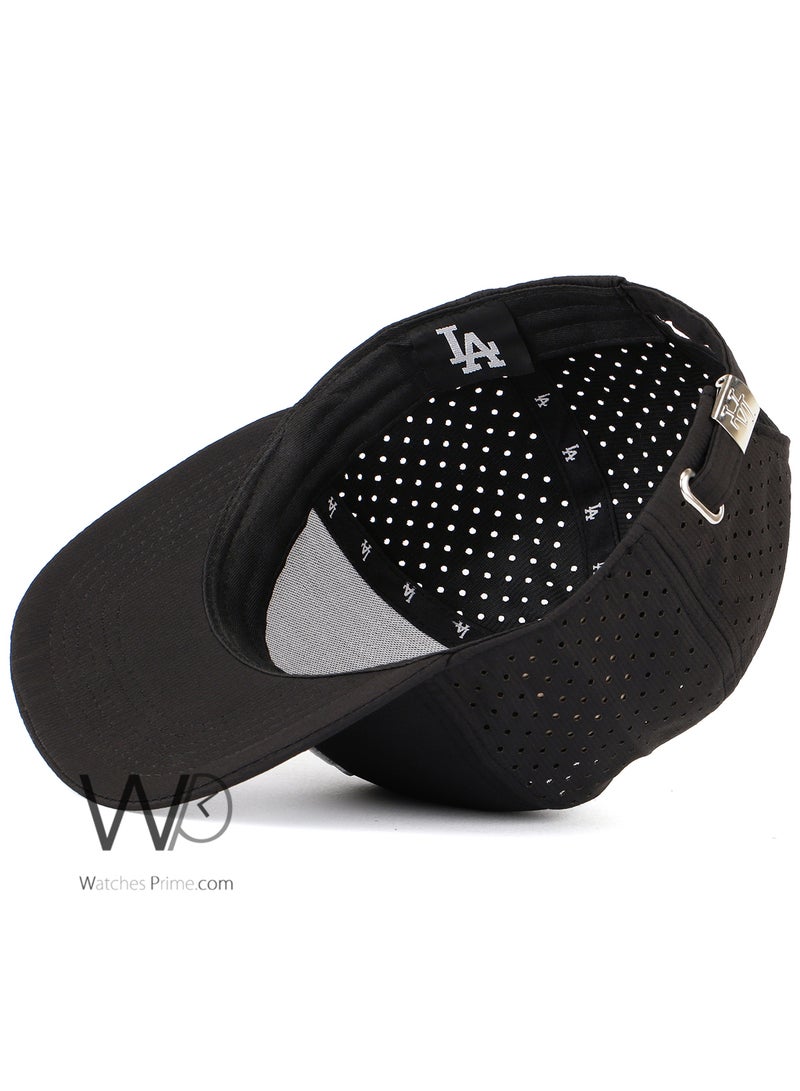 LA Los Angeles Dodgers LA Snapback hip hop Cap Black Color Cotton Hat For Men  - Image 4