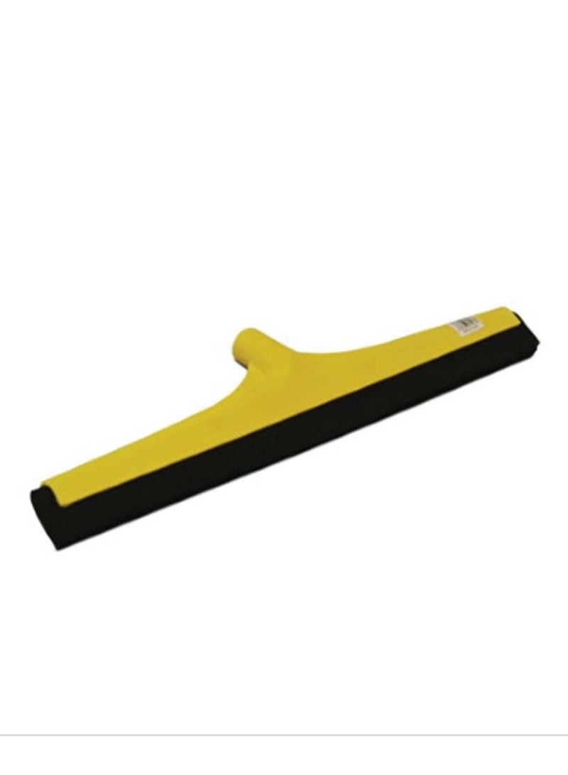 AKC Plastic  Floor Wiper 35 cm Yellow and Metallic Handle - Image 1