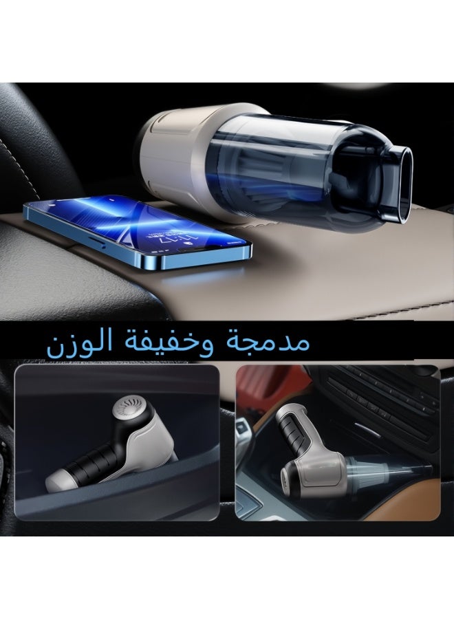 Car Vacuum Cleaner For Car, Office, Pet Hair, Home Air Duster Multi-function Strong Suction Handheld Blowers Portable Mini Vacuum Cleaner - Image 5