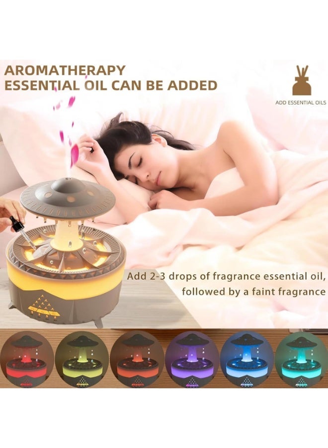 Raindrop Humidifier for Bedroom Large Room -Air Humidifiers and Aromatherapy Diffuser - Image 4