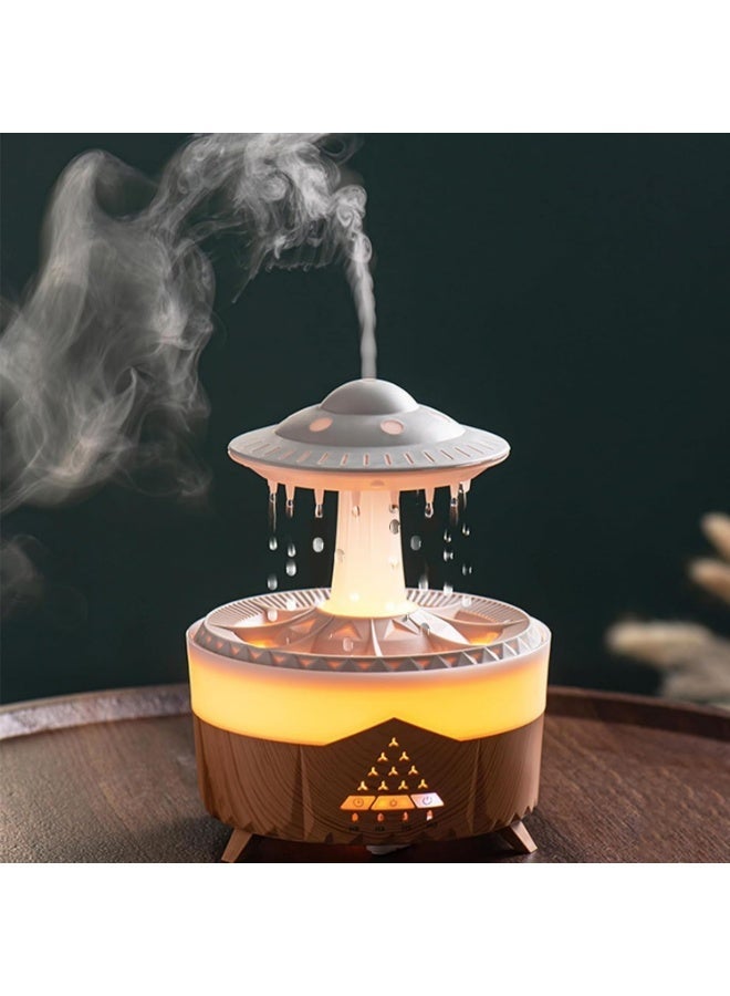 Raindrop Humidifier for Bedroom Large Room -Air Humidifiers and Aromatherapy Diffuser - Image 1