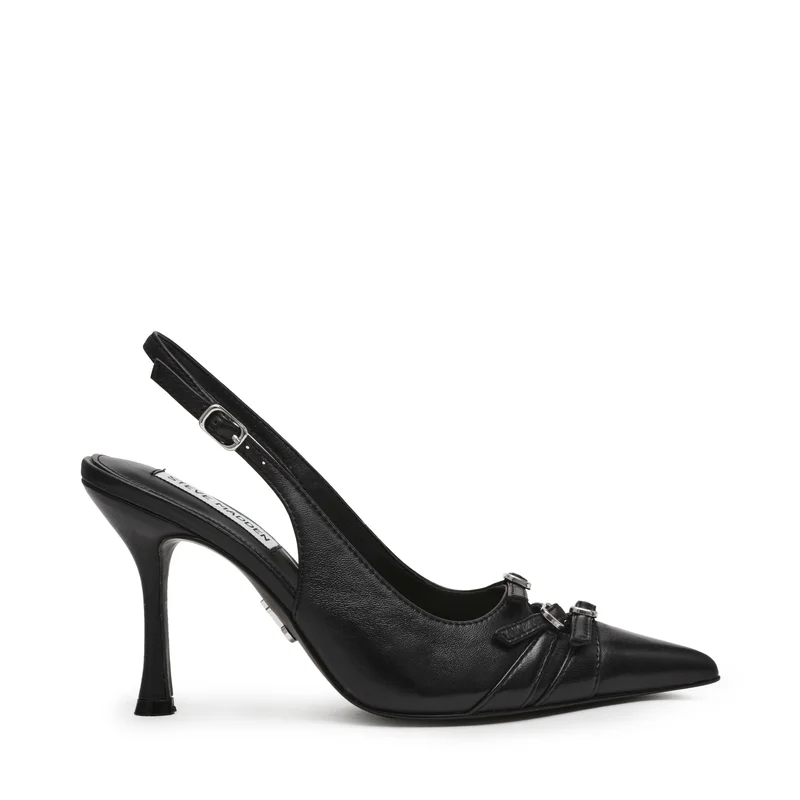 STEVE MADDEN Lookout Black Women's Heels