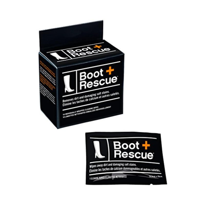 Boot Rescue All-Natural Cleaning Wipes. Remove Dirt & Damaging Salt Stains from Leather & Suede Shoes & Boots. Re-sealable Pack of 15 Wipes. - Image 1