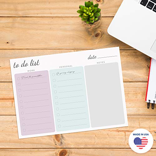DAILY RITMO Large Work Home to Do List Sticky Notes, 8x6 inches by DAILY RITMO (Pastel) - Image 3