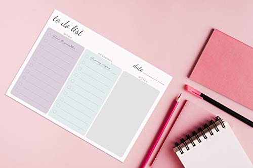 DAILY RITMO Large Work Home to Do List Sticky Notes, 8x6 inches by DAILY RITMO (Pastel) - Image 5