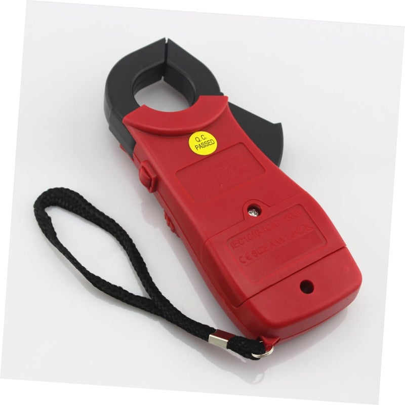 ملتيمتر كماشة رقمي أحمر مع شاشة LCD لحفظ البيانات لاختبار الجهد AC DC للمنزل والمصنع والمدرسة - Image 5