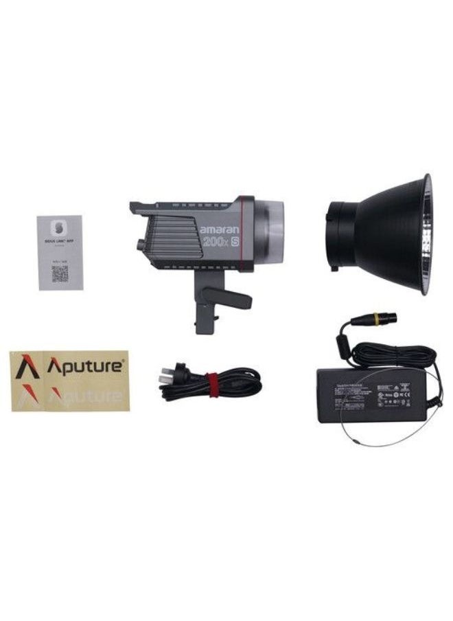 أضواء الفيديو LED Aputure Amaran 200X S بقوة 200 واط COB مع قماش Ginisfoto، ثنائي اللون 2700-6500K، مزود بـ TLCI 98+ و CRI 95+ و SSI 89+ المطور، و9 تأثيرات إضاءة، وتحكم عبر التطبيق للتصوير الشخصي، والاستوديو، والمقابلات، والتصوير السينمائي. - pzsku/Z0430FC72370B6847CEC0Z/45/_/1738216336/1287ae3b-7a32-4267-a5dc-d9ba2bce267d