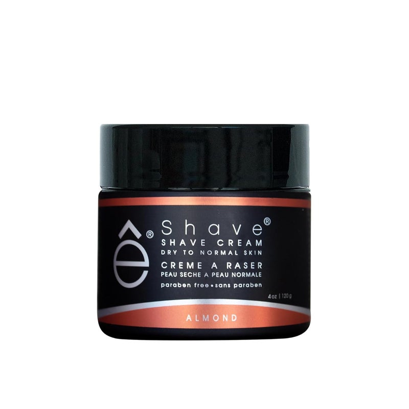 Shaving Cream for Men 4 oz Almond prevents shaving irritation and razor burn generates a rich lather for a soft silky Smoothest Shave