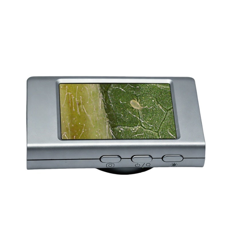 Portable Digital Microscope 2.4-Inch Screen 55-Gram Handheld Electron Microscope For PCB Soldering Inspection - One-Touch Photo Video Capture UV Light Microscope With 18x Magnification For Circuit Boa - Image 1