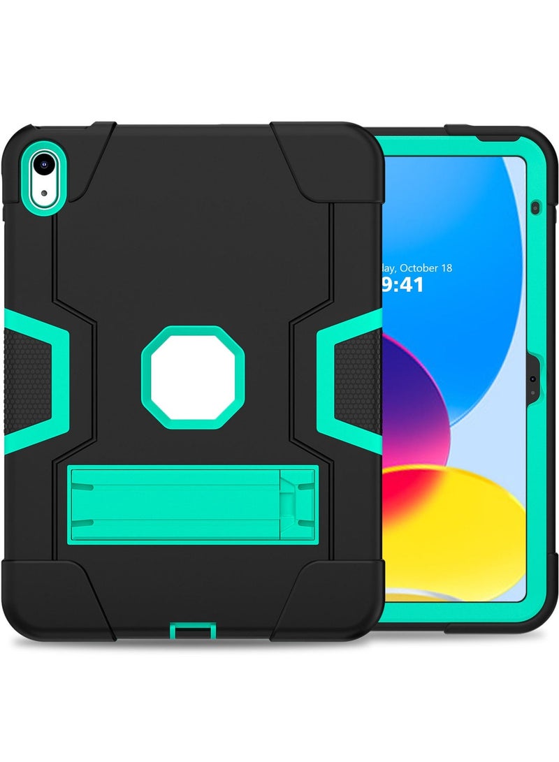 for iPad Air 13 inch Case 2024(M2), Heavy Duty Rugged 3 in 1 Hybrid Shockproof Protective Cover with Kickstand, for Kids iPad 13 inch Case
