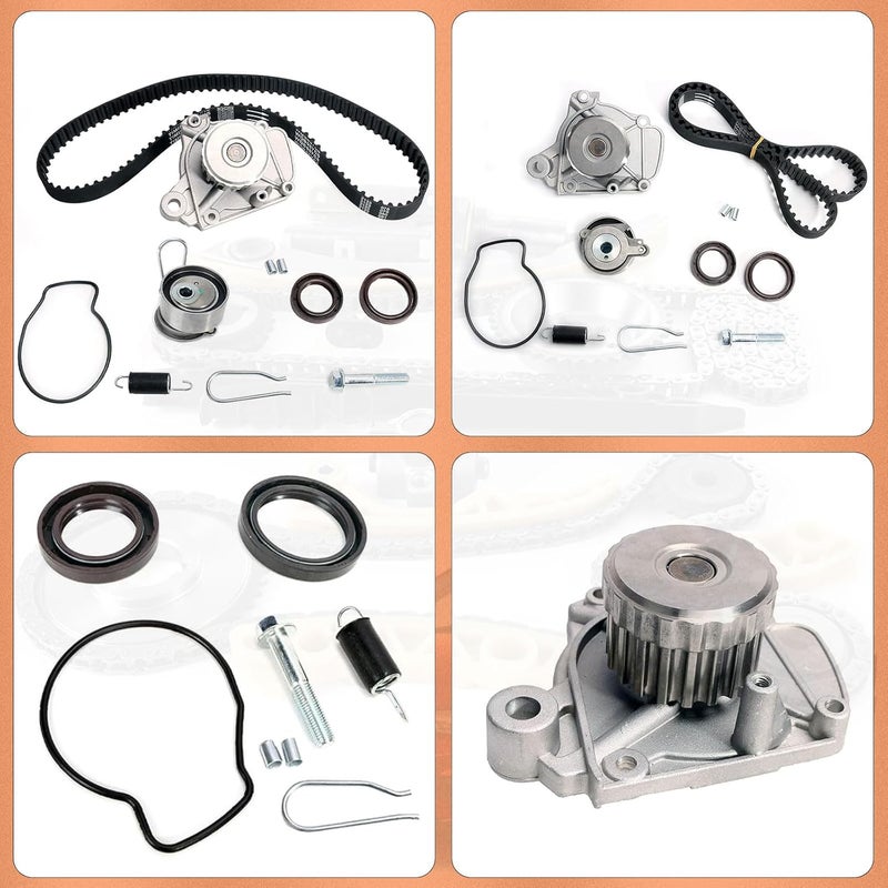 ISINSWIFT Engine Timing Belt Kit with Water Pump for Honda Civic 2001-2005 - Image 3