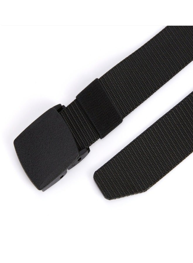 GUSGU Men’s Nylon Tactical Belt 2 Pack Heavy-Duty Military Work Belt with Plastic Buckle 125cm Webbing Canvas for Daily Use Outdoor Activities - Image 5
