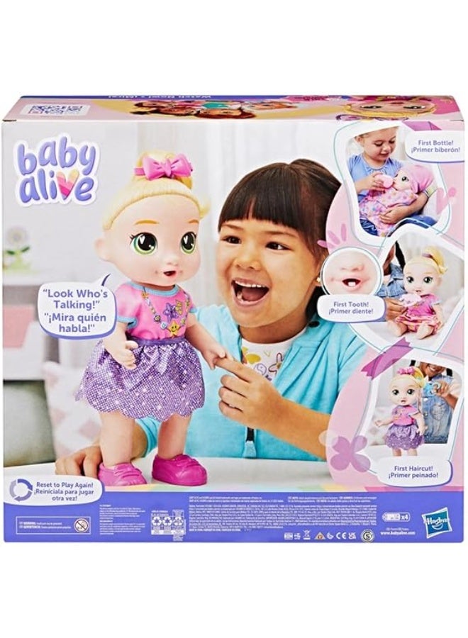 Baby Alive بيبي ألايف بيبي غروز أب بلده لالا G1444 - Image 1