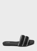 FYOR Quilted Strap Sandals