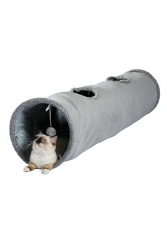 Cat Tunnel 130 cm Long Cat Toys Collapsible Tunnel 30 cm in Diameter Large Cat Tube for Big Cat,Rabbits and Puppy- Large