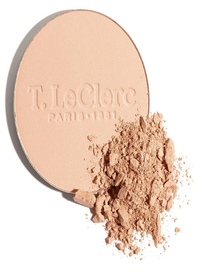 T. Leclerc Compact Pressed Powder - Super-Blendable Face Makeup Longwear Portable Matte Finish Radiant Natural Medium to Full Coverage Airbrushing Mineral Base For Pores & Imperfections (Sable) - Image 3