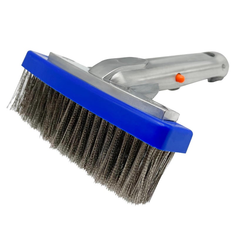 Poolzilla Poolzilla Small Hard Bristle Brush for Gunite and Concrete Pools Not for Vinyl Use Clean Walls and Tiles 