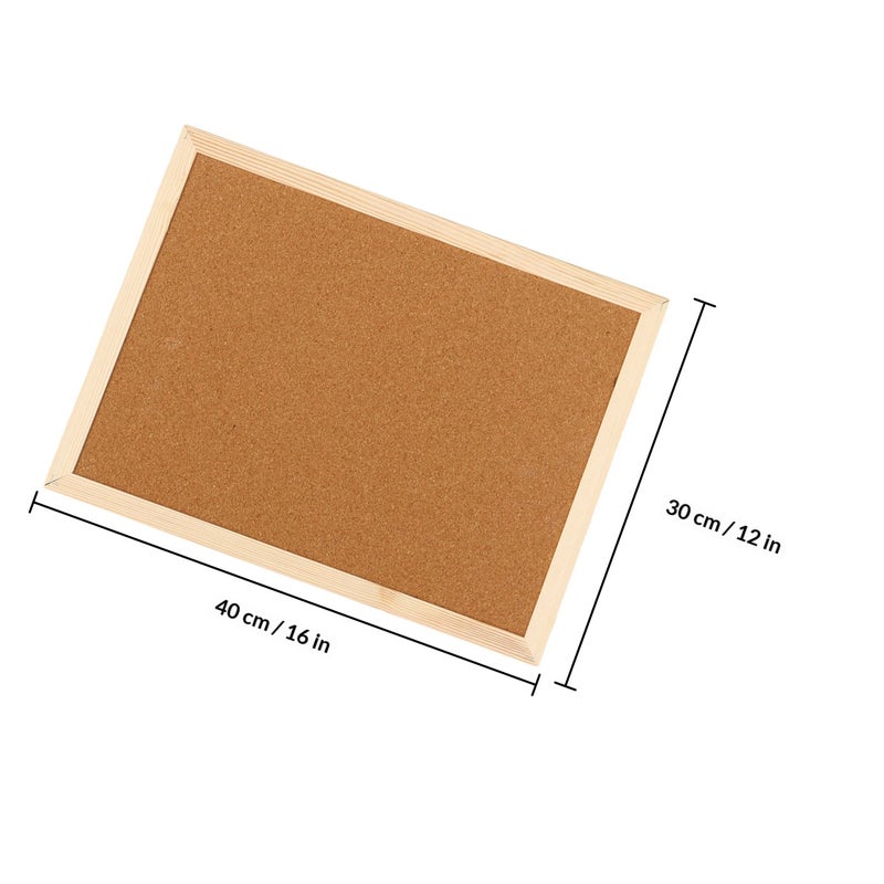 Practical Photo Wall Board Bulletin Board Message Boards Notice Board Photography Background Wall Props for Home Office (Light Brown) - Image 2