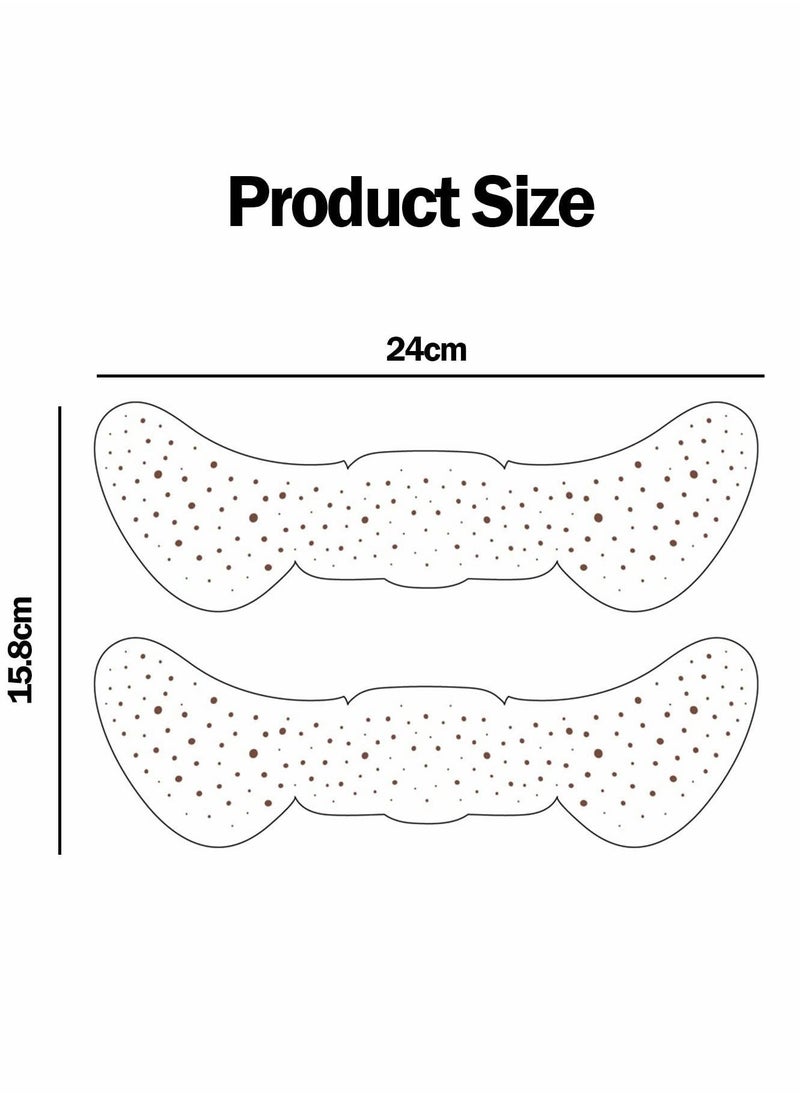 Y&D - Freckles Temporary Tattoos, 6 Sheets 12 Pcs Face Tattoo Stickers Waterproof Natural Looking Fake Tattoos Freckle Patch, Makeup Accessories for Women - Image 1