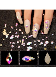 VERONNI 3100Pcs Professional Nail Rhinestones Kit with Wax Pen Multi Diamonds Shapes Crystal AB Rhinestones for Nail Art Craft Mix Sizes 3D Nail Gems Packaged in Storage Box Nail Art Supplies Accessories  - Image 4