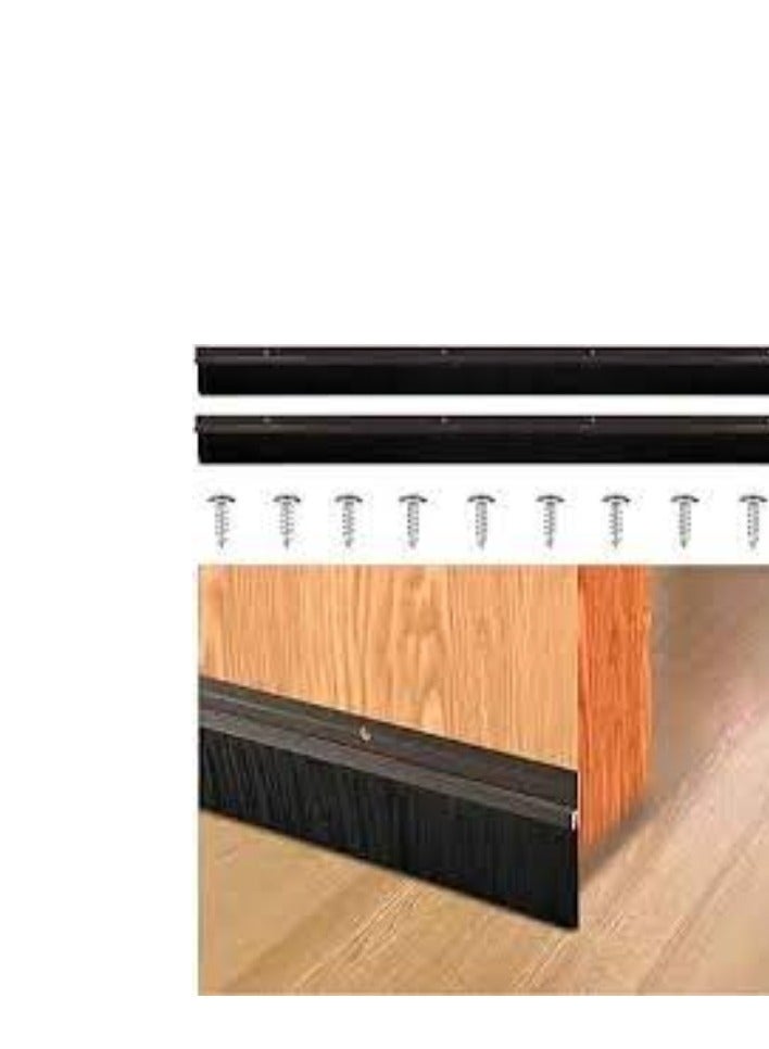 KNP KNP 1M Door Seal Bottom Brush is designed to provide an effective seal at the bottom of doors improving insulation reducing drafts and enhancing energy efficiency. - Image 3