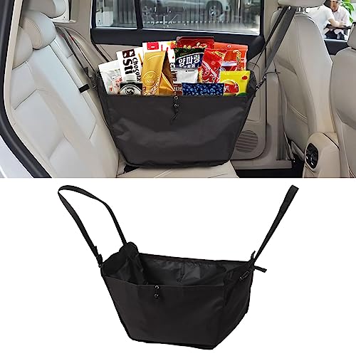 ECOSHIRE Car Seat Organizer Large Capacity Passenger Seat Storage Travel Bag Portable Foldable and Collapsible Miscellaneous Car Hanging Bags Reusable Shopping Tote with Drawstrings - Image 1