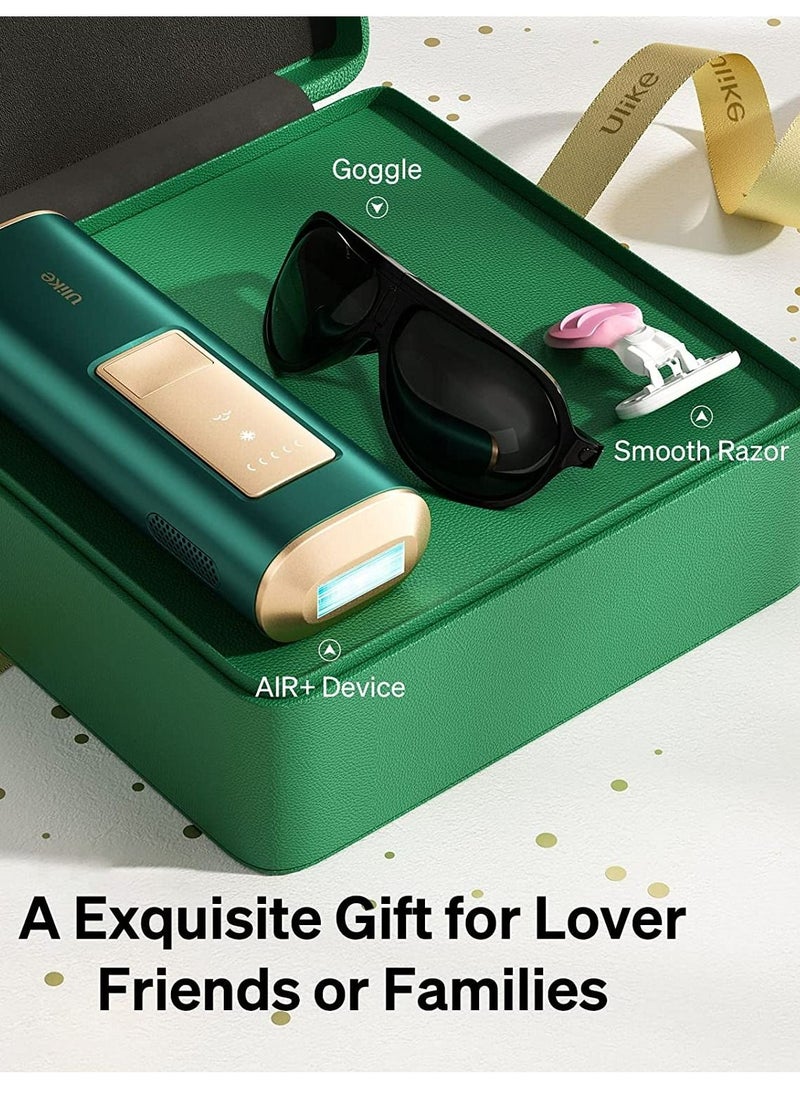 Ulike - Ulike Sapphire AIR+ IPL Hair Removal Handset with Ice-Cooling Technology for Painless Result Green - Image 1