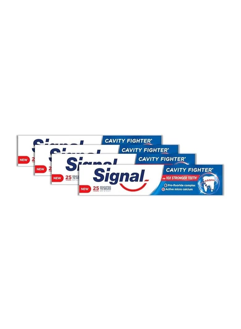 Signal Cavity Fighter Toothpaste 75g x 4 - Image 2