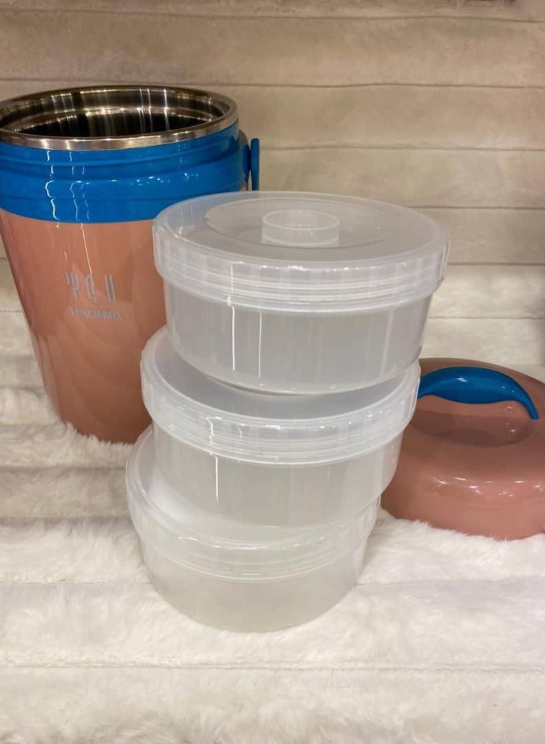 لانش بوتس لانش بوكس حراري معزول لحفظ الطعام  يحافظ على الحرارة والطزاجة أثناء التنقل - Image 2