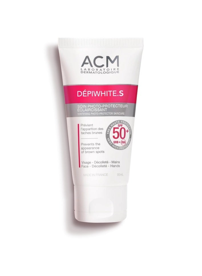 ACM Laboratoire dermatologique Dépiwhite S SPF50+ Whitening & Sun Protection Cream - 50ml  - Image 1