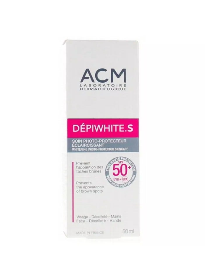 ACM Laboratoire dermatologique Dépiwhite S SPF50+ Whitening & Sun Protection Cream - 50ml  - Image 2