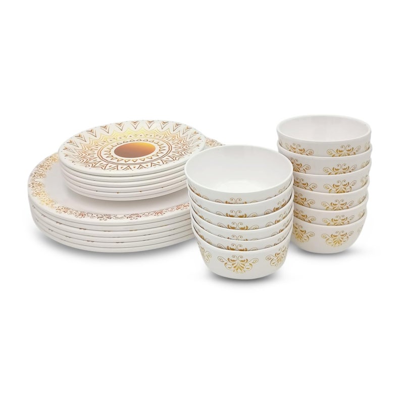 Superware سوبر وير | ميلامين غذائي | طقم عشاء - الشمس (24 قطعة)  - Image 5